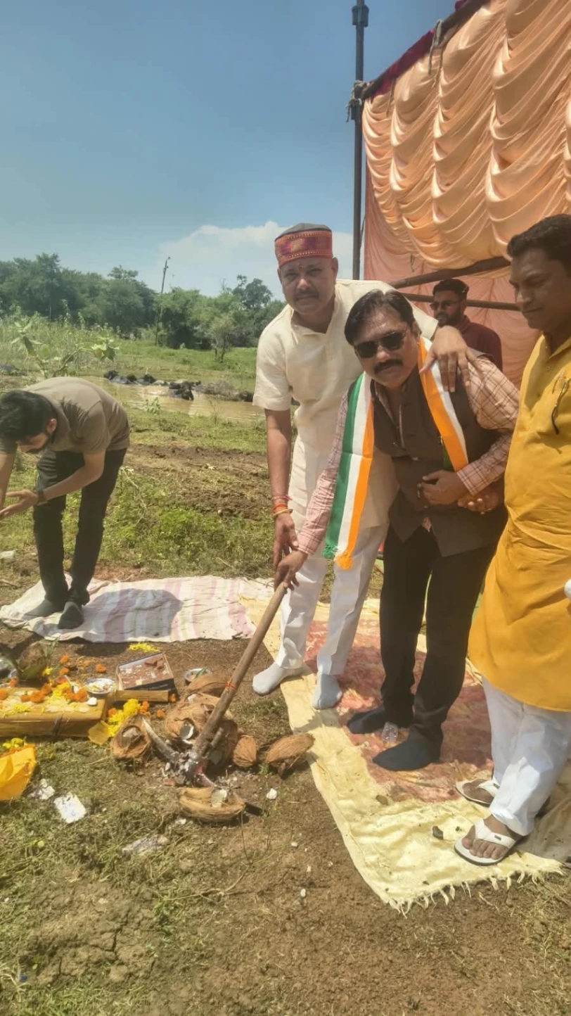 जामुल में 1.5 करोड़ से बनेगा सर्व समाज मांगलिक भवन, भूमिपूजन संपन्न