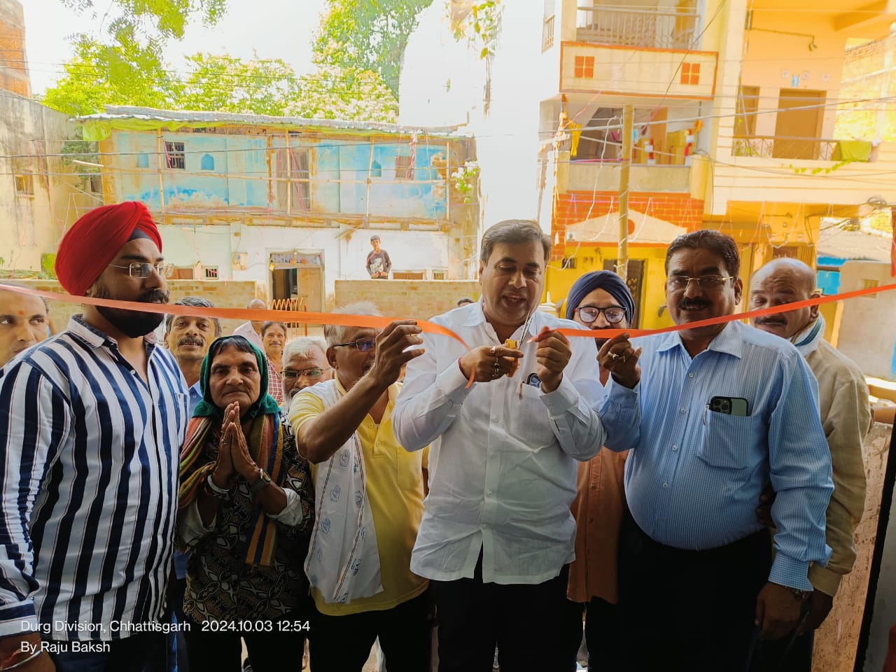महापौर ने लुचकी तालाब शिव मंदिर में सामुदायिक भवन का किया लोकार्पण
