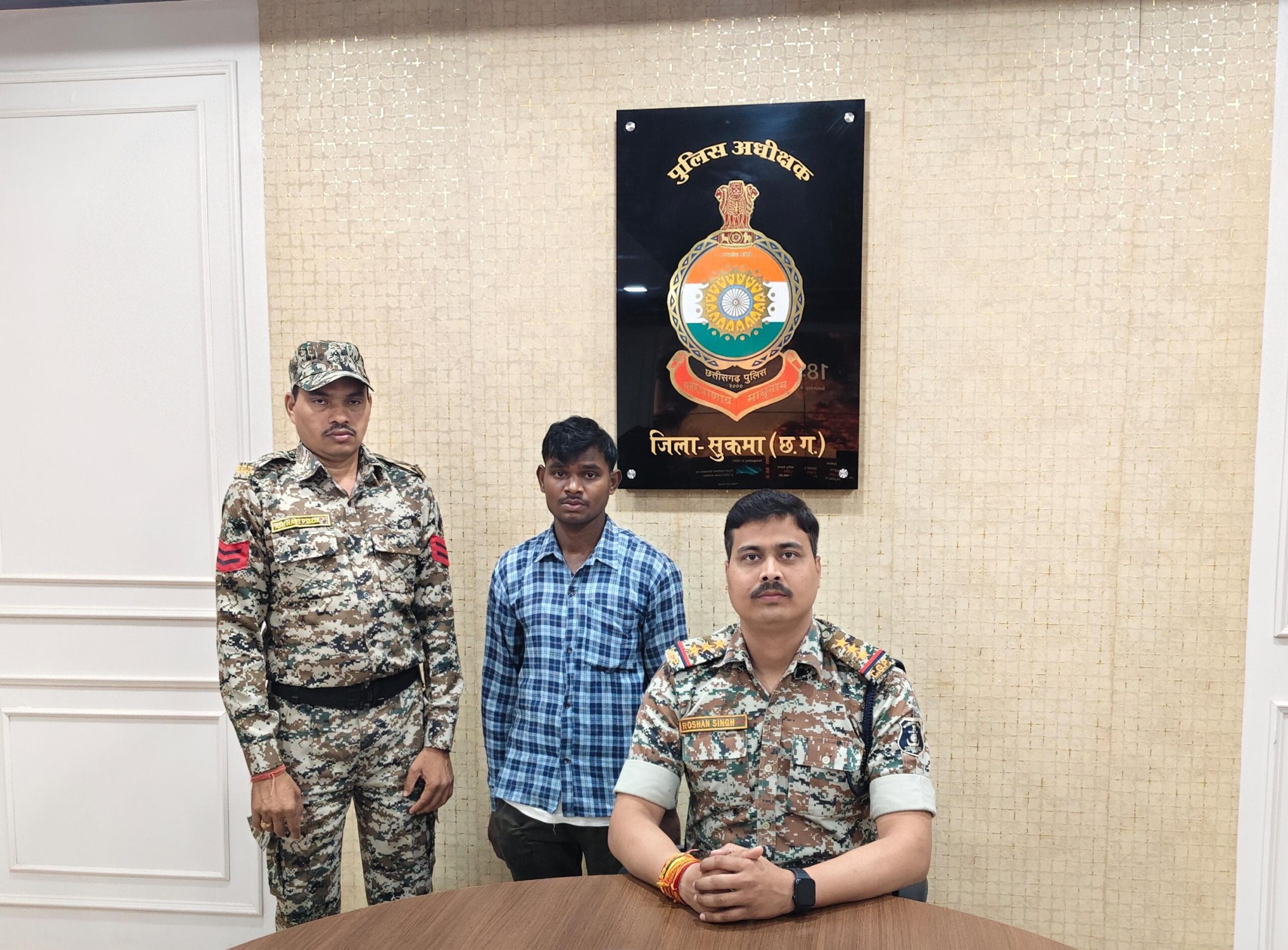थाना पुसपाल पुलिस को बड़ी सफलता, ₹2 लाख के इनामी नक्सली गिरफ्तार