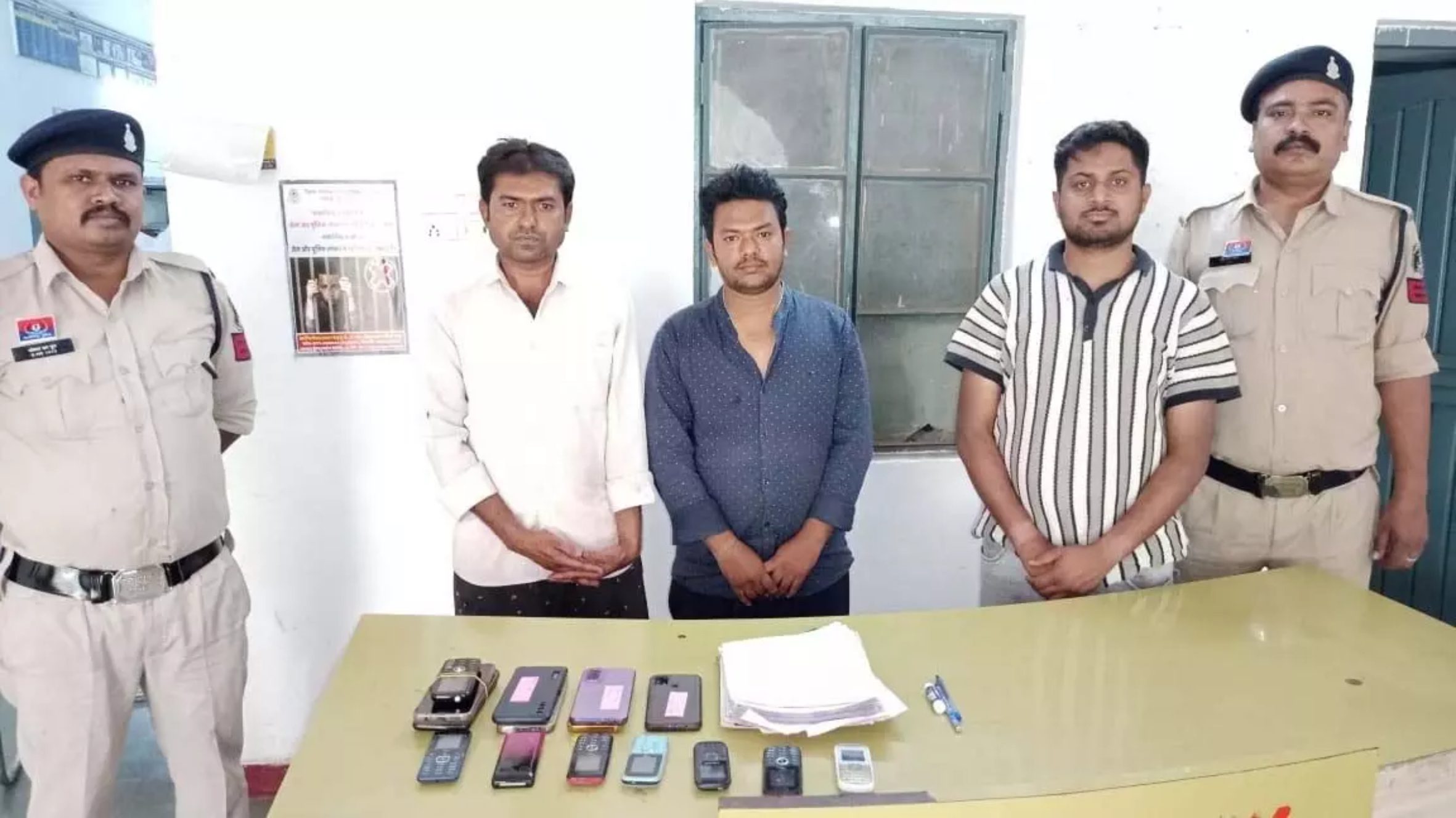 सरस्वती नगर पुलिस  ने किया 3 सटोरिया को गिरफ्तार