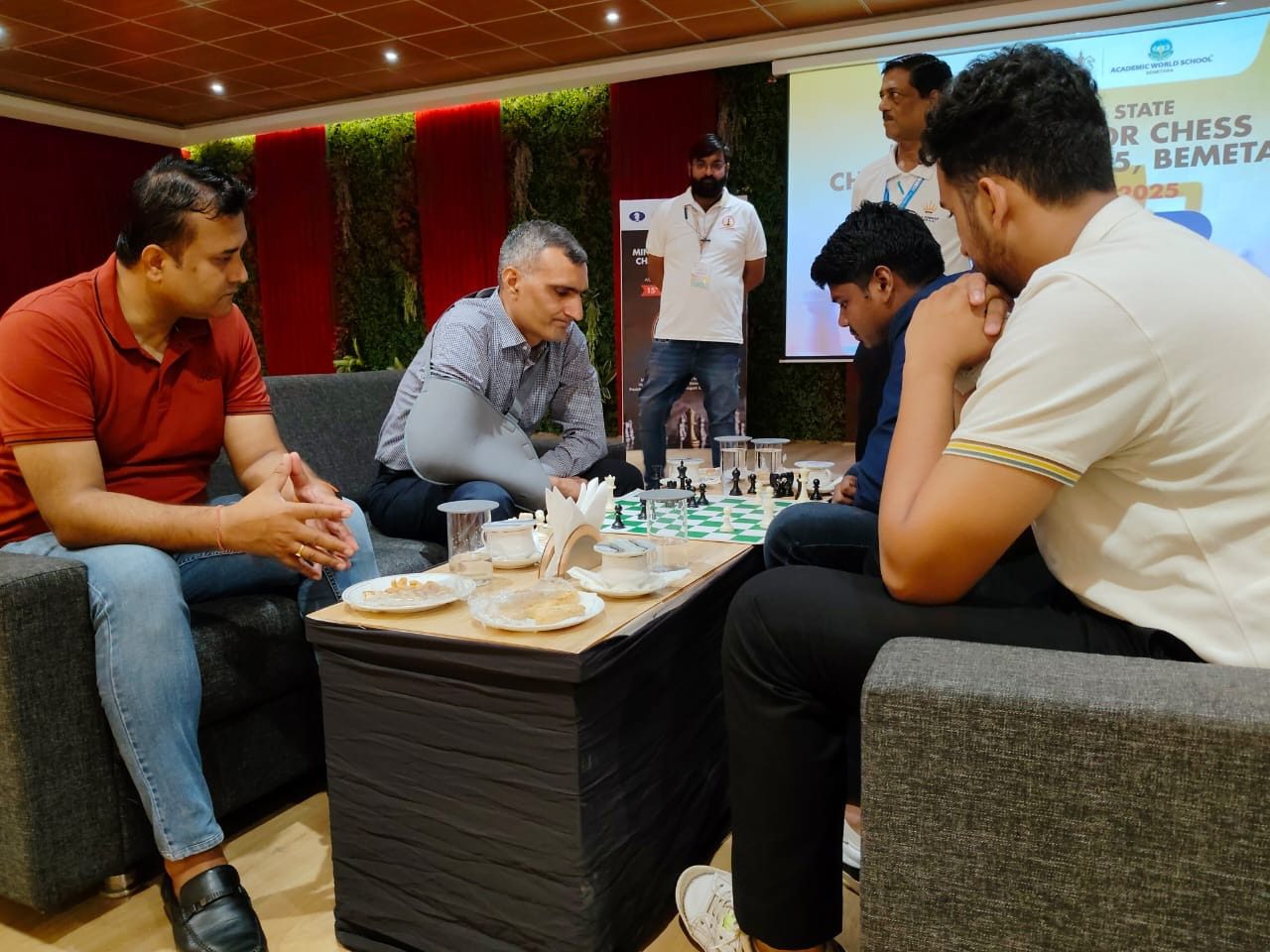 छत्तीसगढ़ स्टेट अंडर 13 फिडे रेटिंग शतरंज चैंपियनशिप का कलेक्टर रणवीर शर्मा ने किया अवलोकन