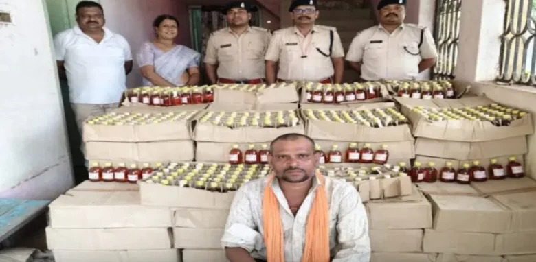 बलौदाबाजार में आबकारी विभाग की बड़ी कार्रवाई, 5 लाख से अधिक की अवैध शराब बरामद, आरोपी गिरफ्तार