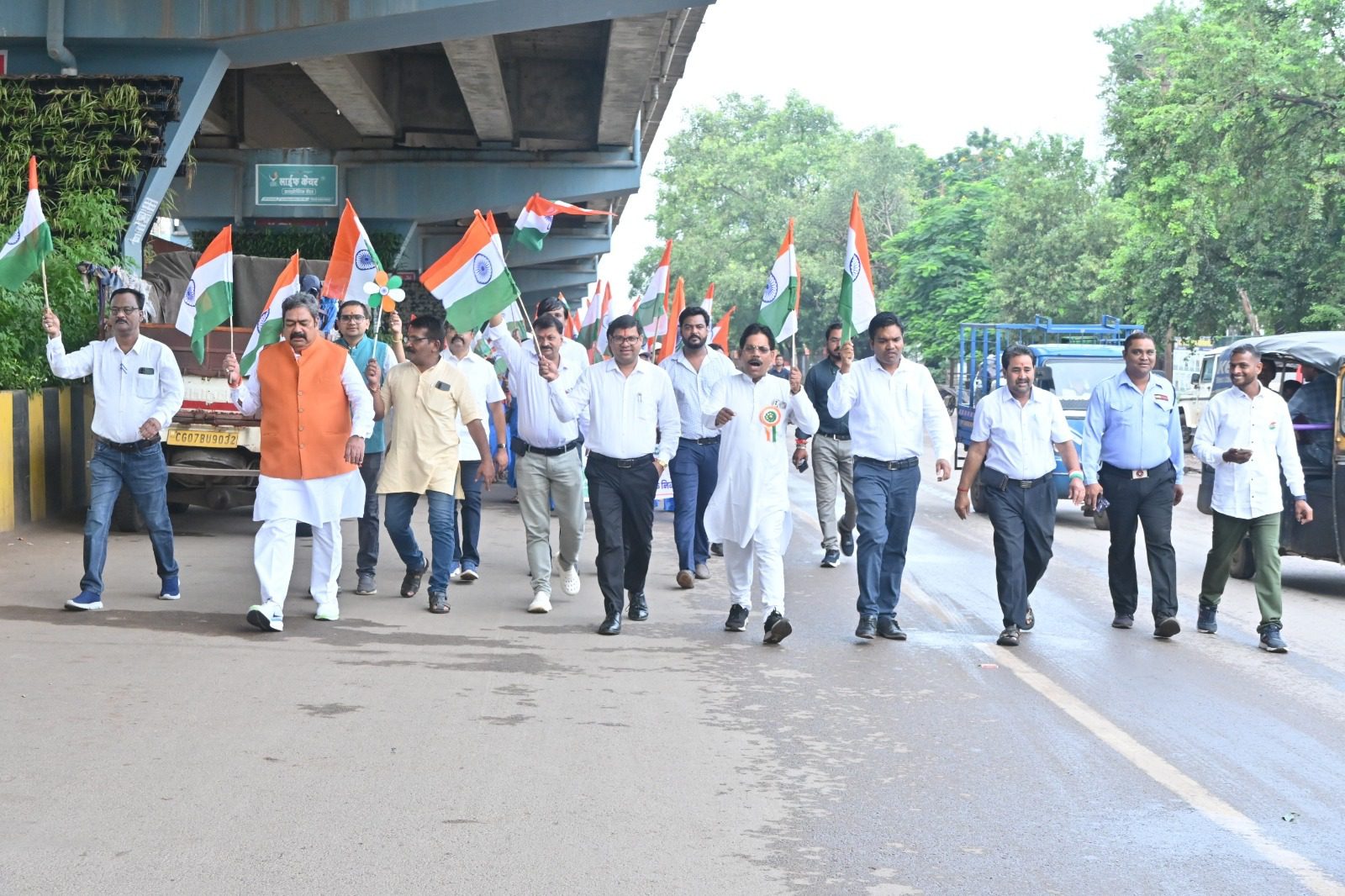 भिलाई में स्वतंत्रता दिवस पर गूंजा देशभक्ति का जयकारा, महापौर ने स्वच्छ वार्ड को दिया 10 लाख के विकास कार्य का तोहफा