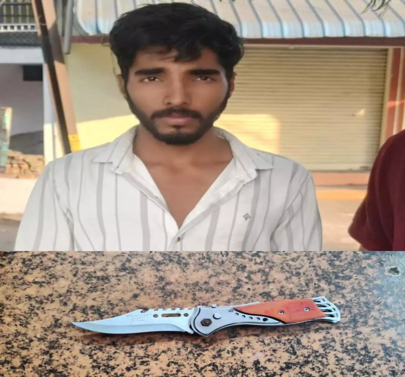 चाकू लहराकर दहशत फैलाने वाला युवक गिरफ्तार, आर्म्स एक्ट के तहत कार्रवाई