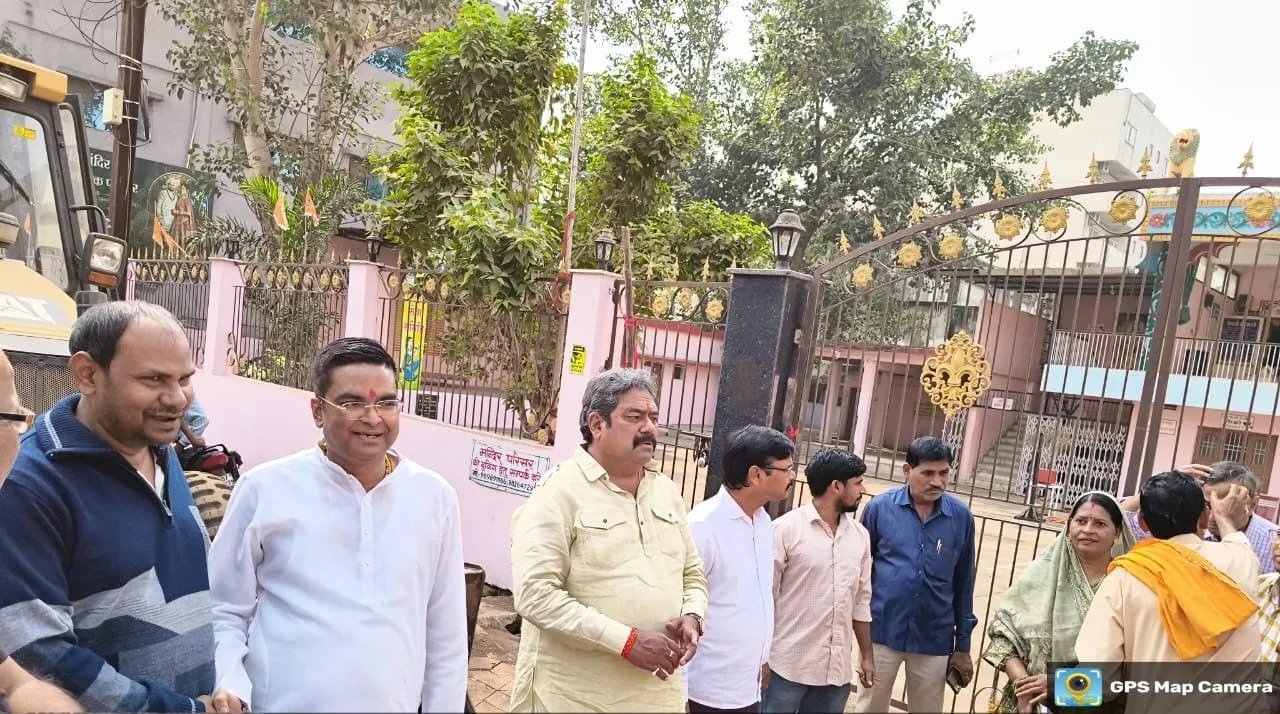 वैशाली नगर भिलाई में 66 लाख के सड़क निर्माण का भूमिपूजन