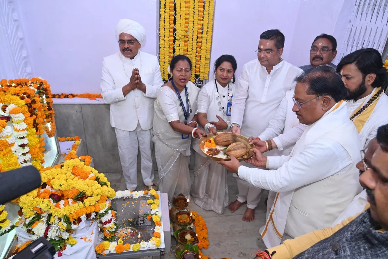 CM Vishnu Deo Sai addressing Guru Ghasidas Jayanti in Bhilai
