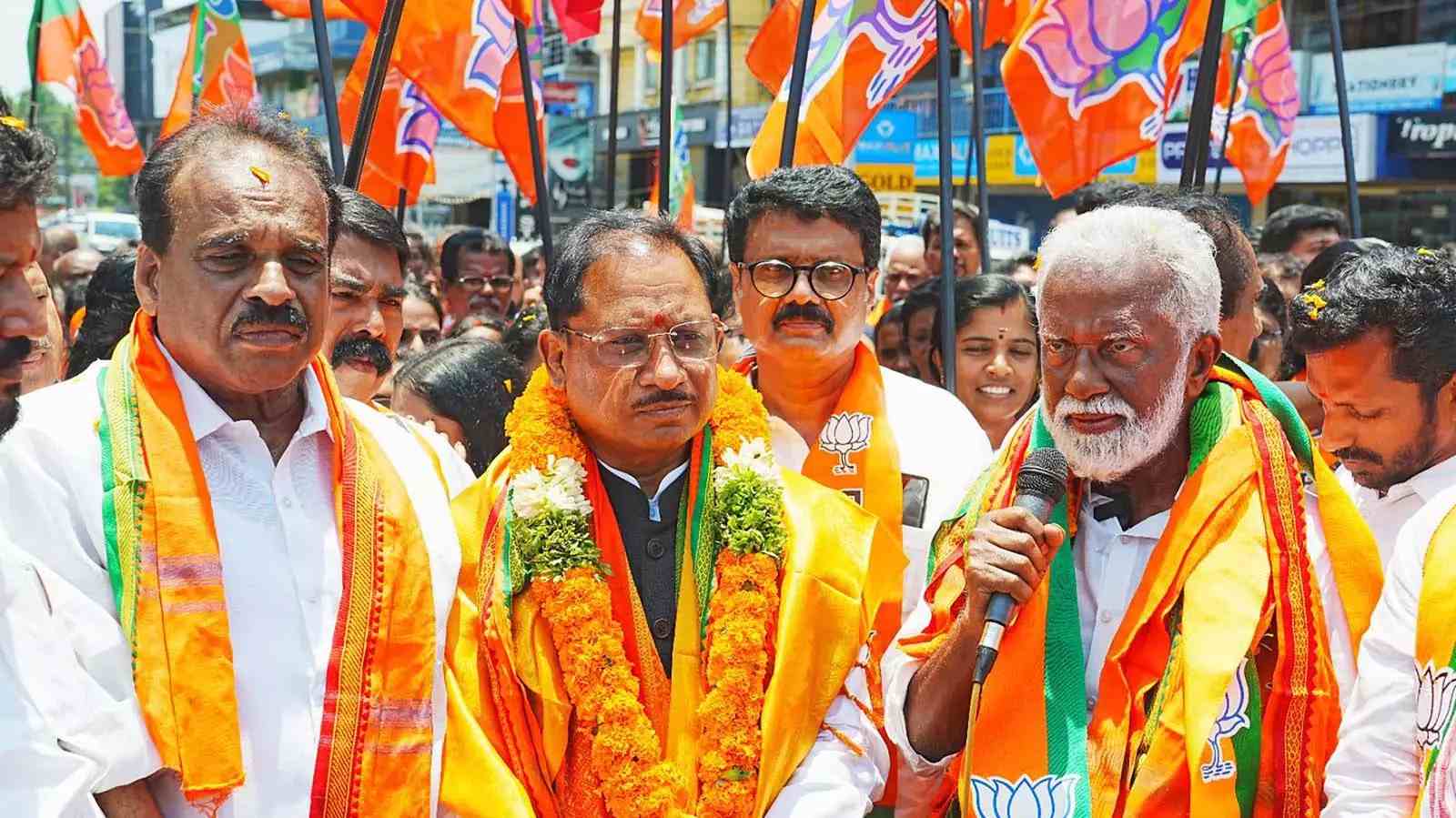 केरल में गरजे CM विष्णु देव साय: 'तुष्टिकरण' की राजनीति पर किया कड़ा प्रहार