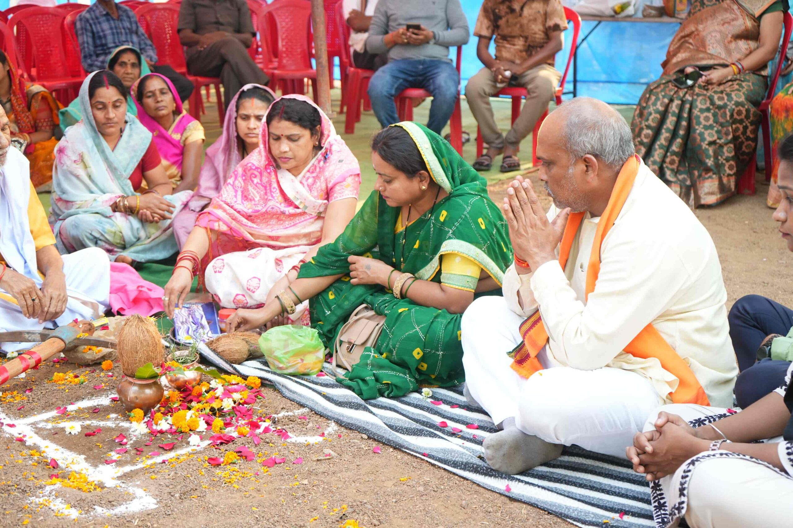 विधायक ललित चंद्राकर ने रखी विकास की आधारशिला