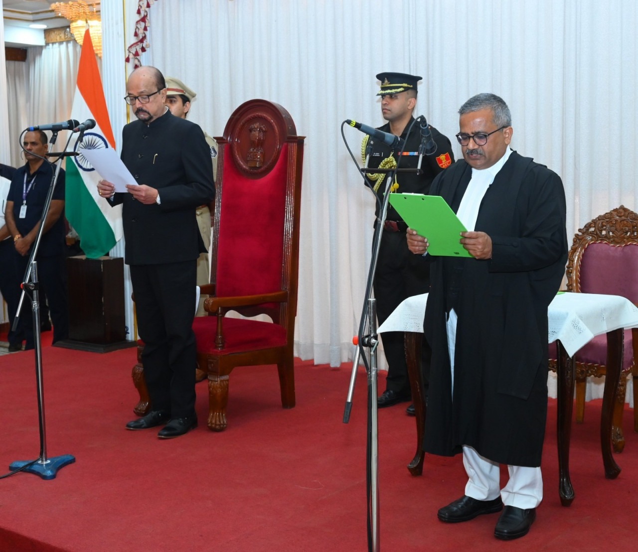 जस्टिस कृष्न राम महापात्र बने छत्तीसगढ़ हाईकोर्ट के मुख्य न्यायाधीश, राज्यपाल ने दिलाई शपथ