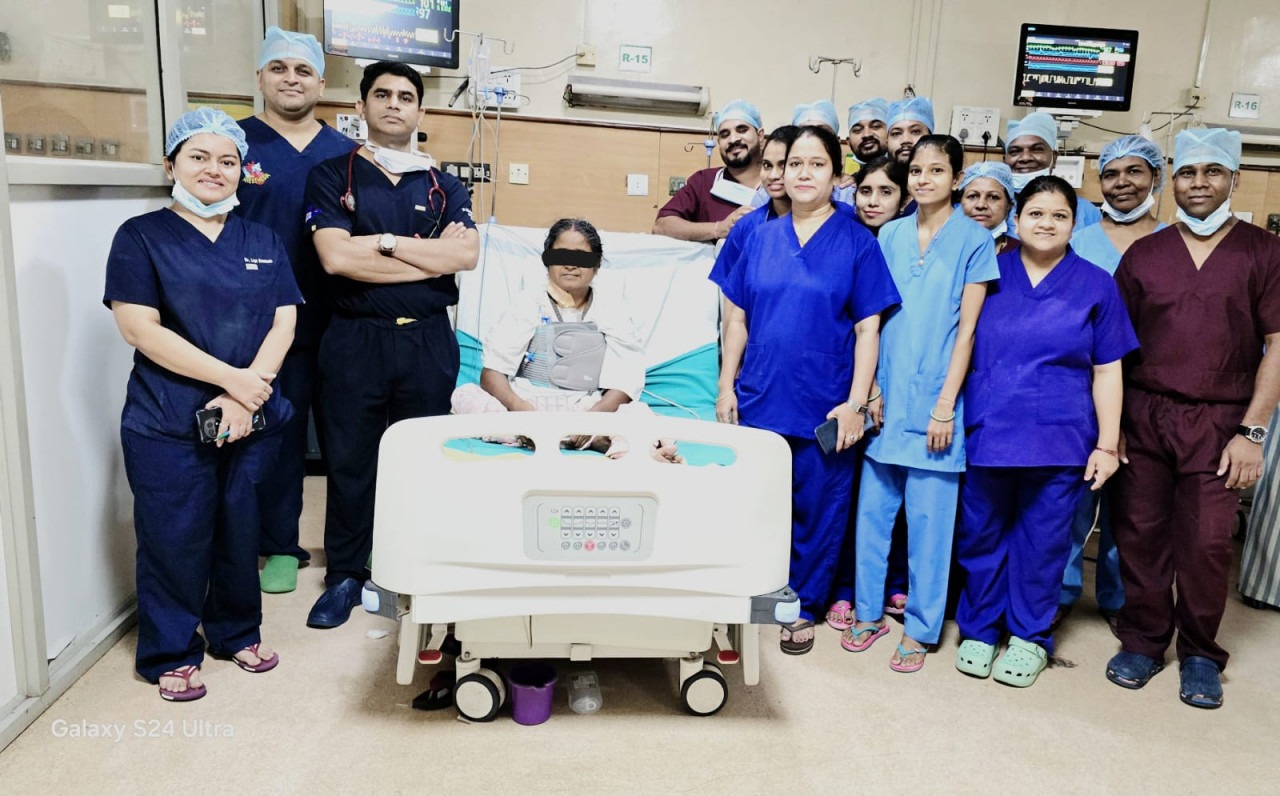 अंबेडकर अस्पताल में बिहार की महिला की सफल बाईपास सर्जरी, तीनों धमनियों में था गंभीर ब्लॉकेज