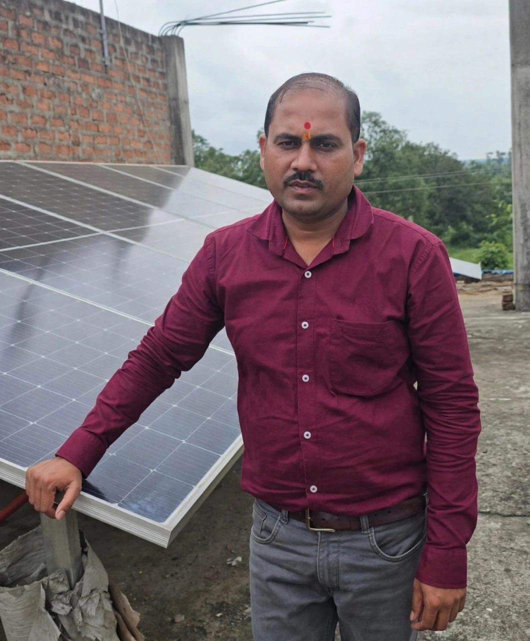 सोलर प्लांट से बिजली बिल में मिली राहत