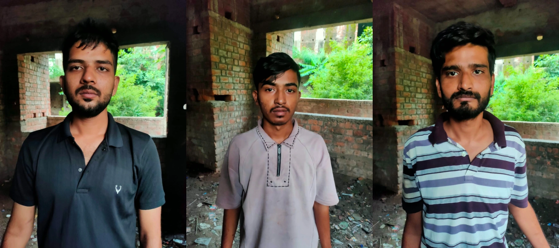 खंडहर में ग्राहकों का इंतज़ार कर रहे 3 शातिर गिरफ्तार