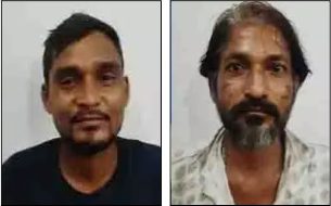 घर घुस युवती से की छेड़छाड, लोगों ने आरोपियों को पकड़ किया पुलिस के हवाले