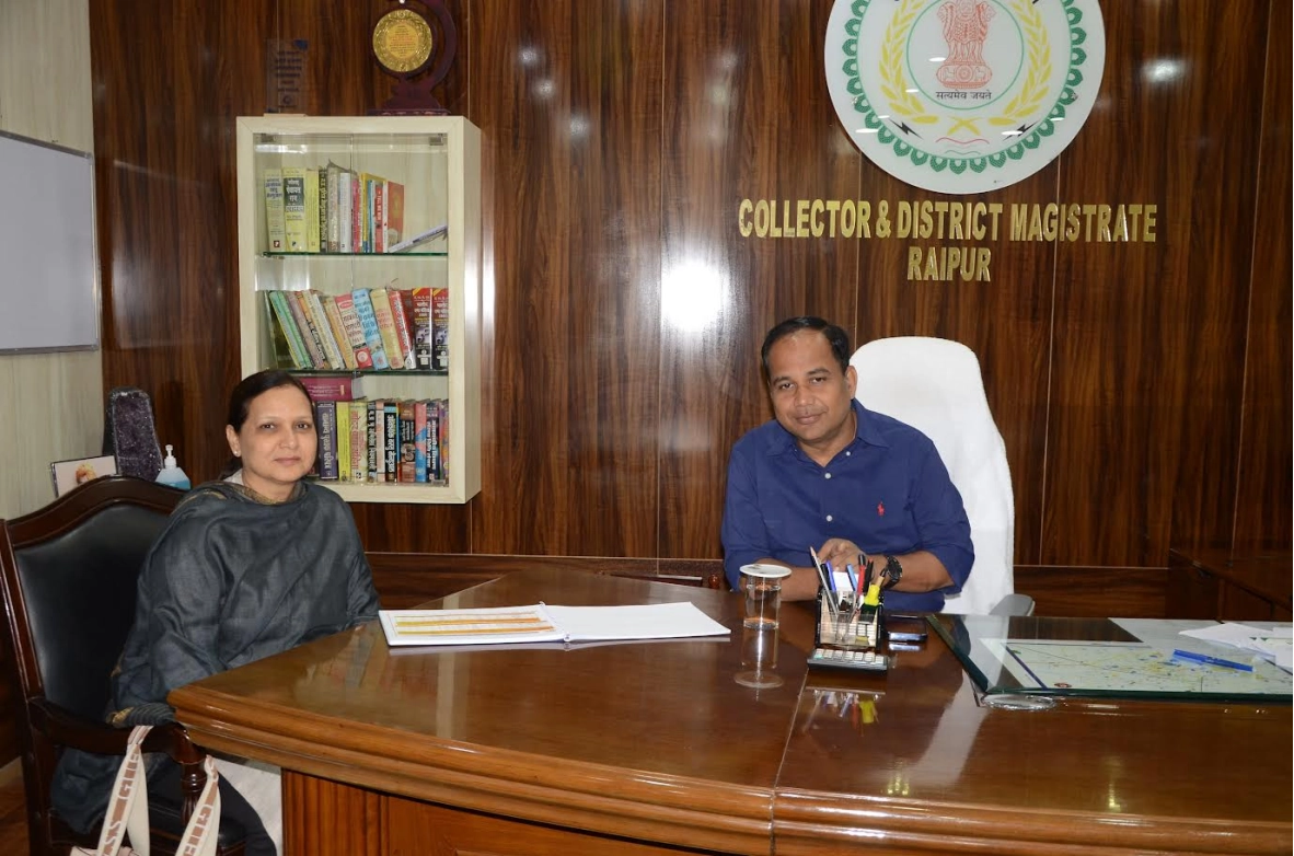 रायपुर नगरीय निकाय निर्वाचन के लिए नियुक्त सामान्य प्रेक्षक श्रीमती इफ्फत आरा, सिविल लाइन में करेंगी आमजन से मुलाकात