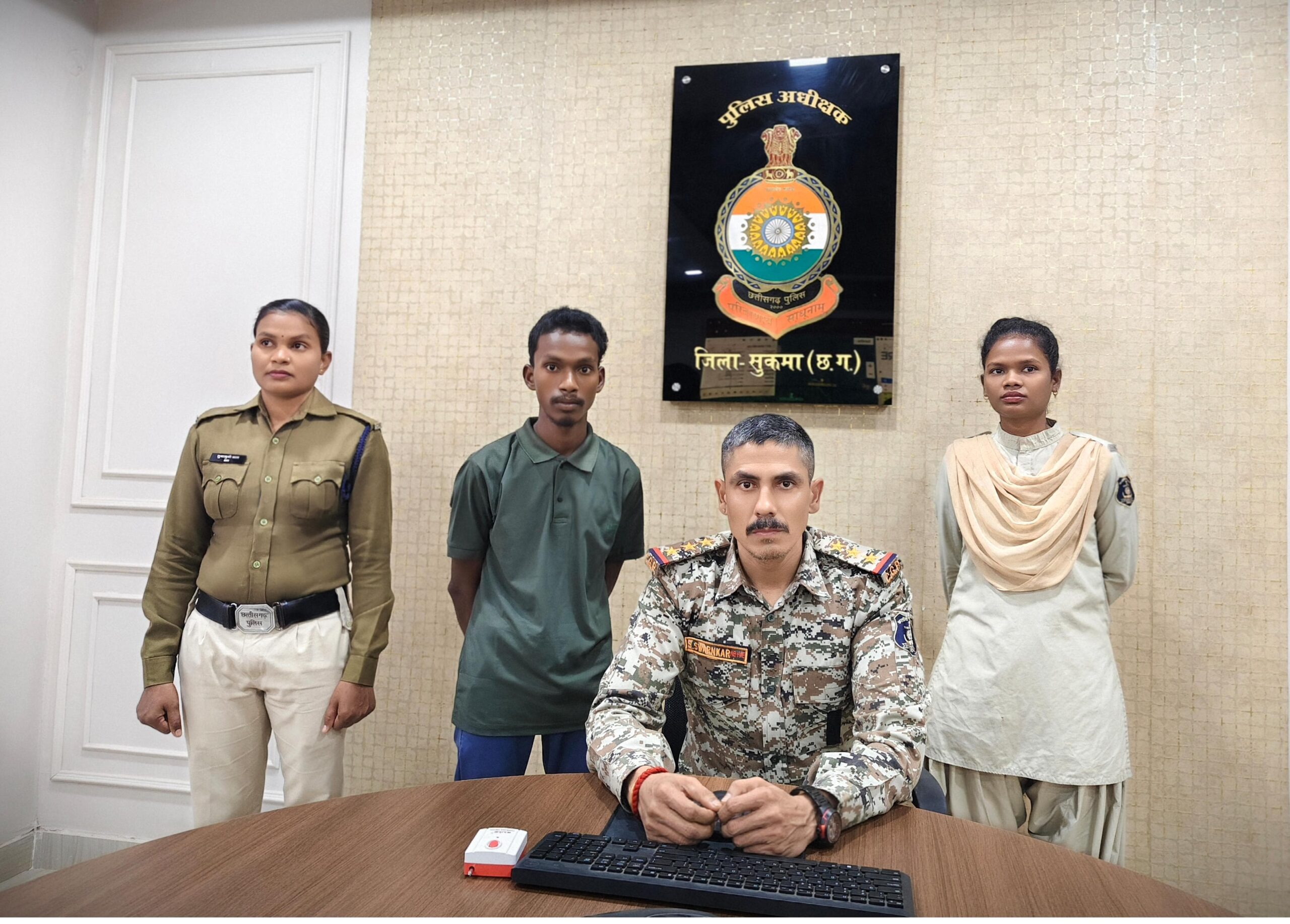 तेलंगाना सीमा पर माओवादी सप्लायर गिरफ्तार, विस्फोटक पदार्थ बरामद