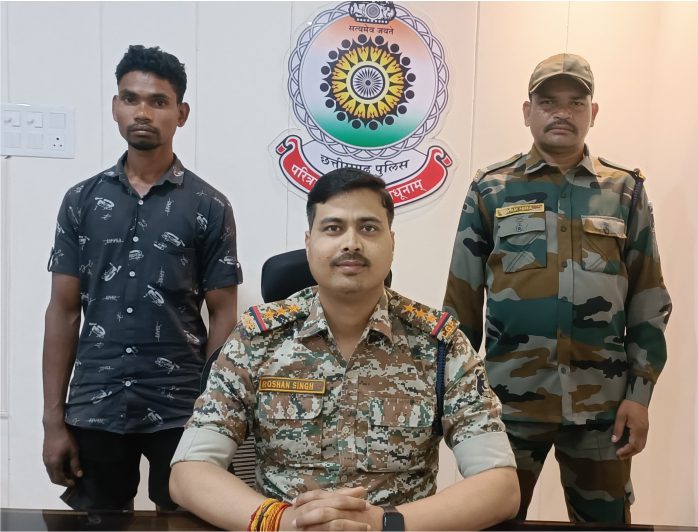 आईईडी प्लांट करने वाला सक्रिय नक्सली गिरफ्तार
