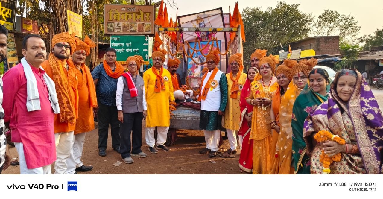 महाराणा प्रताप का स्वागत, राजपूत समाज ने ननकटठी में किया शानदार आयोजन