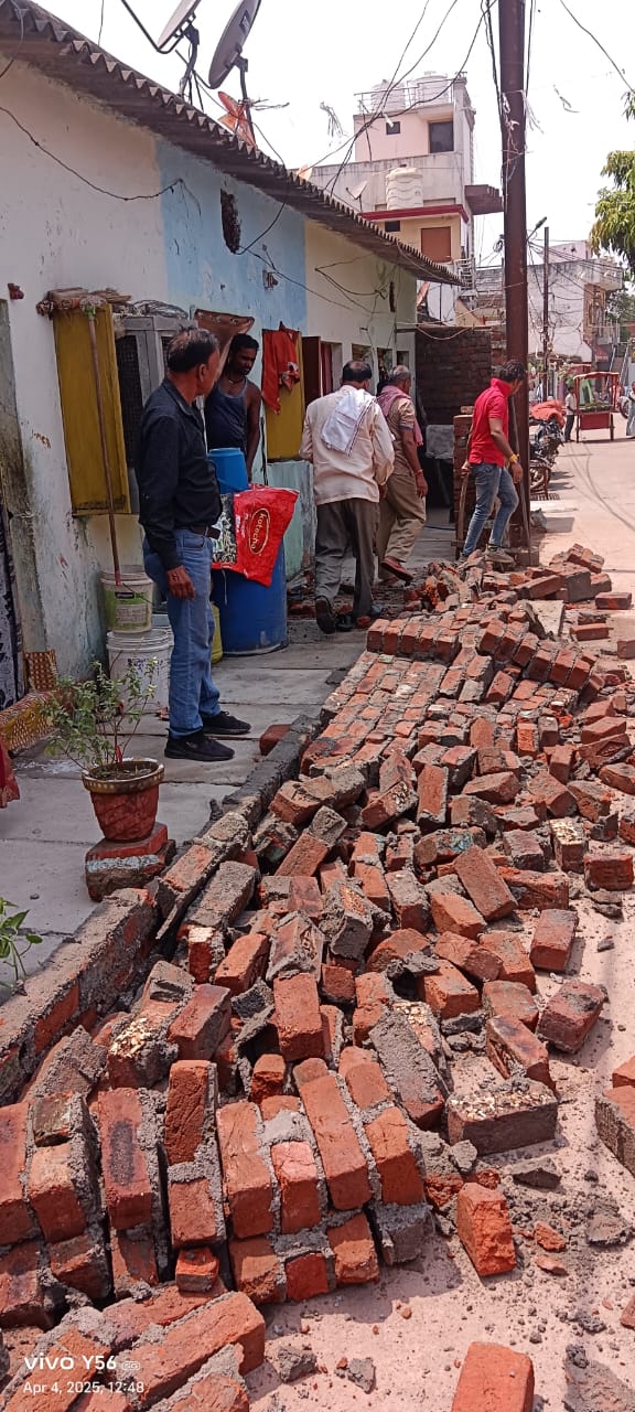 अवैध निर्माण के खिलाफ भिलाई निगम ने की कार्रवाई