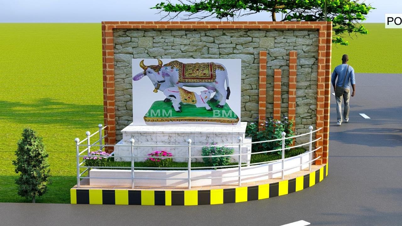 छावनी चौक बनेगा गौ-माता चौक: गाय की प्रतिमा होगी स्थापित, सौंदर्यकरण की प्रक्रिया जल्द होगी शुरू