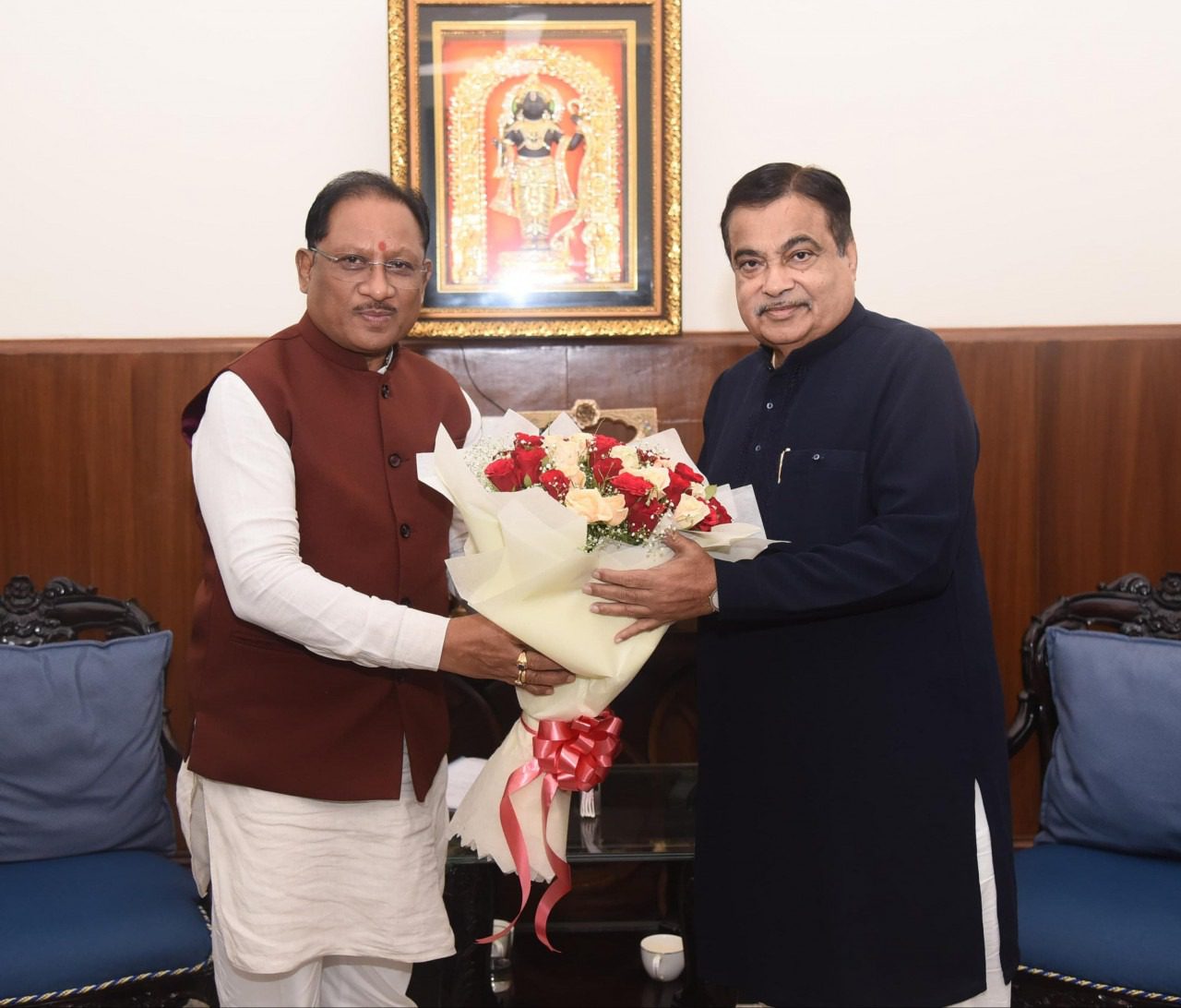 आदिवासी अंचलों में पहुंचेंगी सड़कें, विकास की रफ्तार होगी तेज: गडकरी-साय