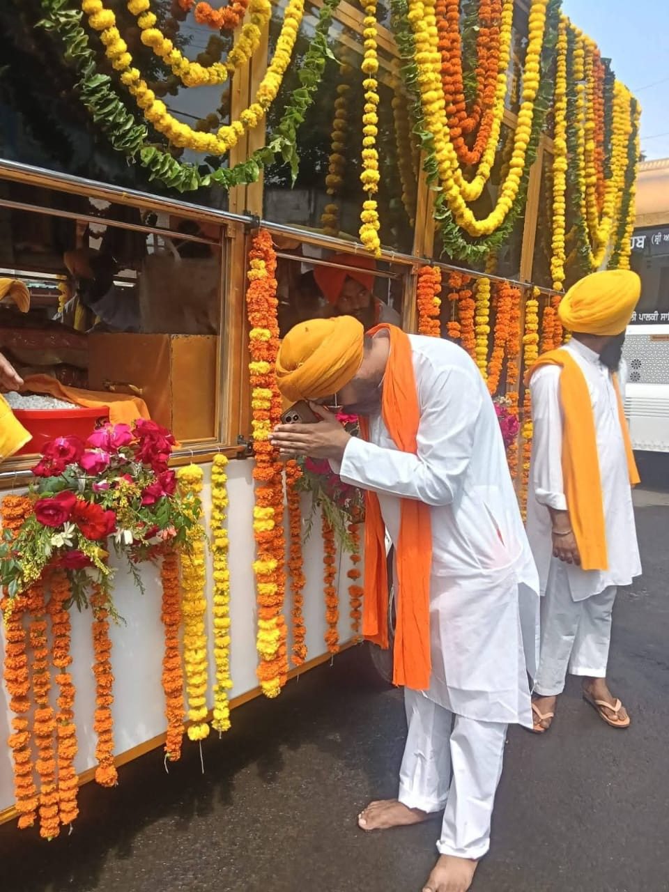 गुरु तेग बहादुर शहीदी नगर कीर्तन यात्रा छत्तीसगढ़ पहुंची, सिख समाज ने किया भव्य स्वागत