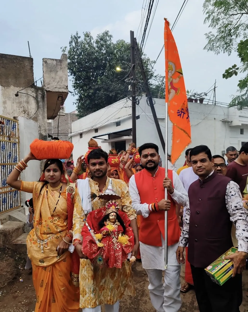 भागवत कथा के साथ निकाली गई शोभायात्रा एक धार्मिक अनुष्ठान है : अशवंत तुषार साहू