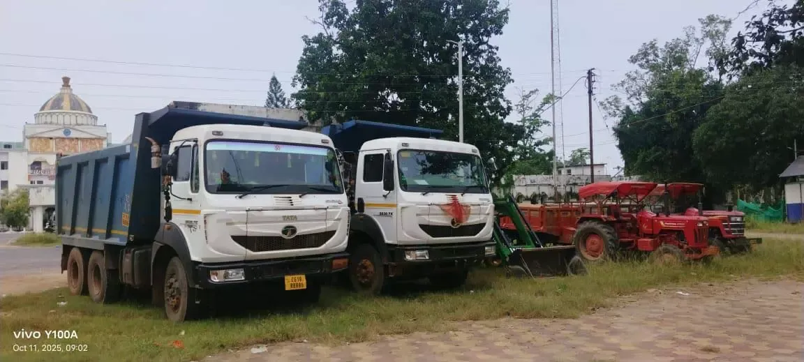 अवैध रेत परिवहन पर खनिज विभाग की बड़ी कार्रवाई