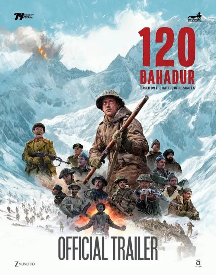 रेज़ांग ला के शहीदों को समर्पित ‘120 बहादुर’ का ट्रेलर रिलीज़, अमिताभ बच्चन की आवाज़ ने बढ़ाया जोश