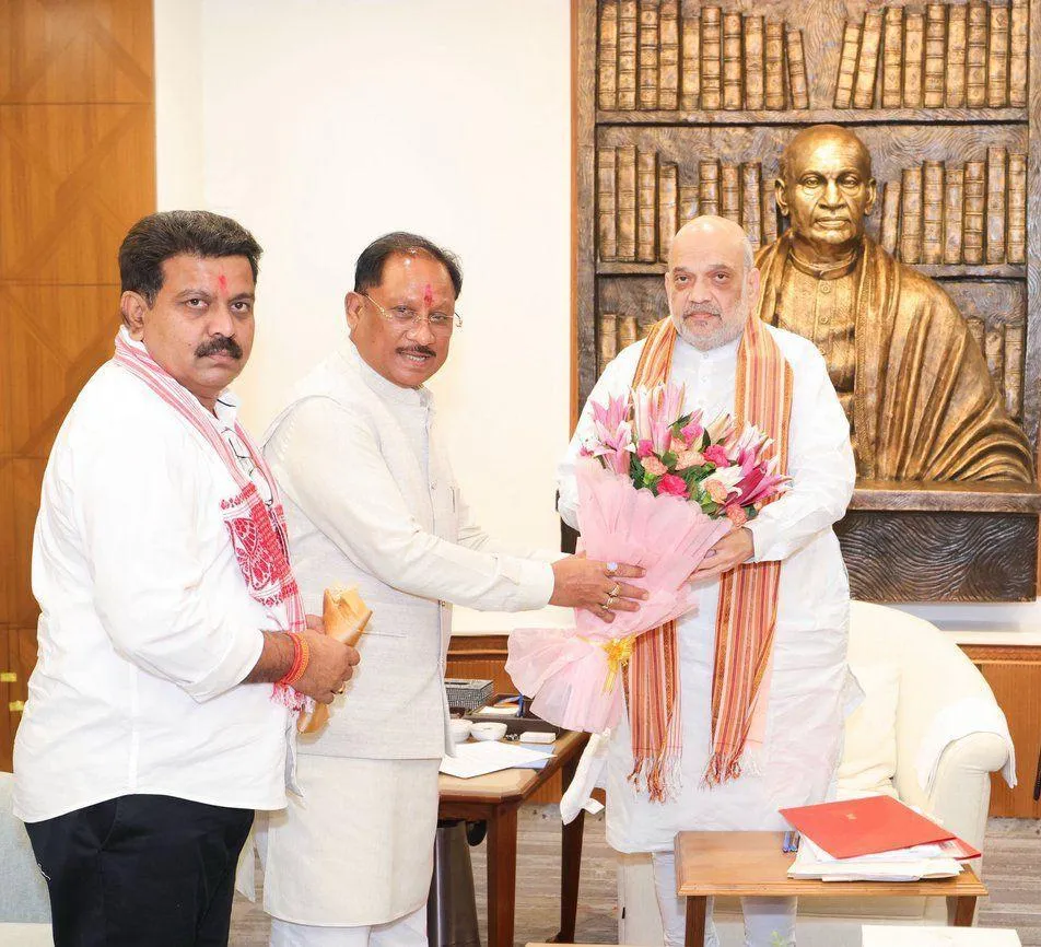 छत्तीसगढ़ बनेगा आयुर्वेद का बड़ा केंद्र : मुख्यमंत्री विष्णुदेव साय ने अमित शाह से की मुलाकात, प्रदेश में 'AIIA' खोलने की रखी मांग