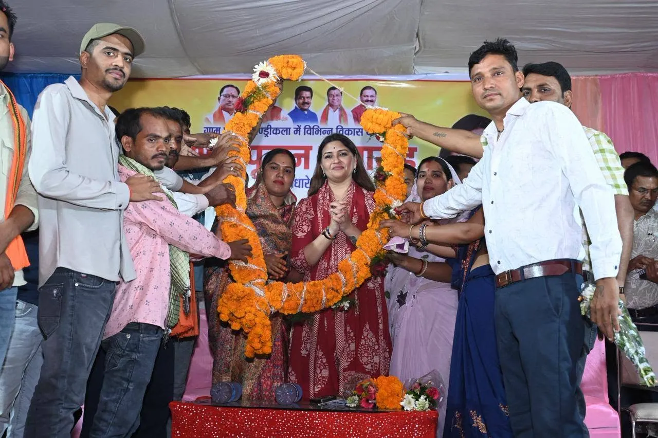 विधायक भावना बोहरा ने पेंड्रीकला में किया ₹32 लाख के विकास कार्यों का भूमिपूजन