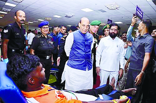 रक्षा मंत्री ने किया सिंदूर महारक्तदान यात्रा का उद्घाटन