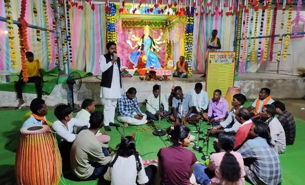भाजपा किसान नेता अशवंत तुषार साहू, मां ब्रह्मचारिणी, नवरात्रि