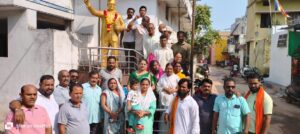 स्वच्छता पखवाड़ा, गांधी जयंती, आंबेडकर प्रतिमा