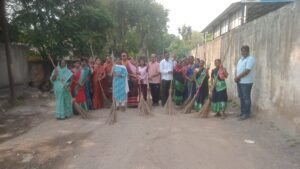 दुर्ग पटरीपार मंडल स्वच्छता अभियान