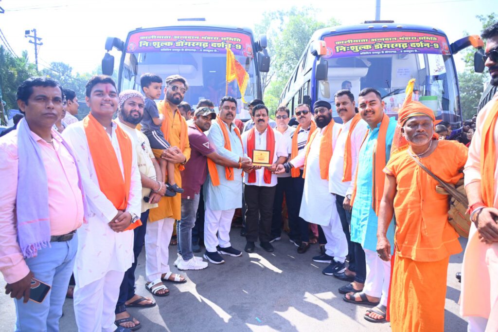 विजय शर्मा डोंगरगढ़ मां बम्लेश्वरी यात्रा