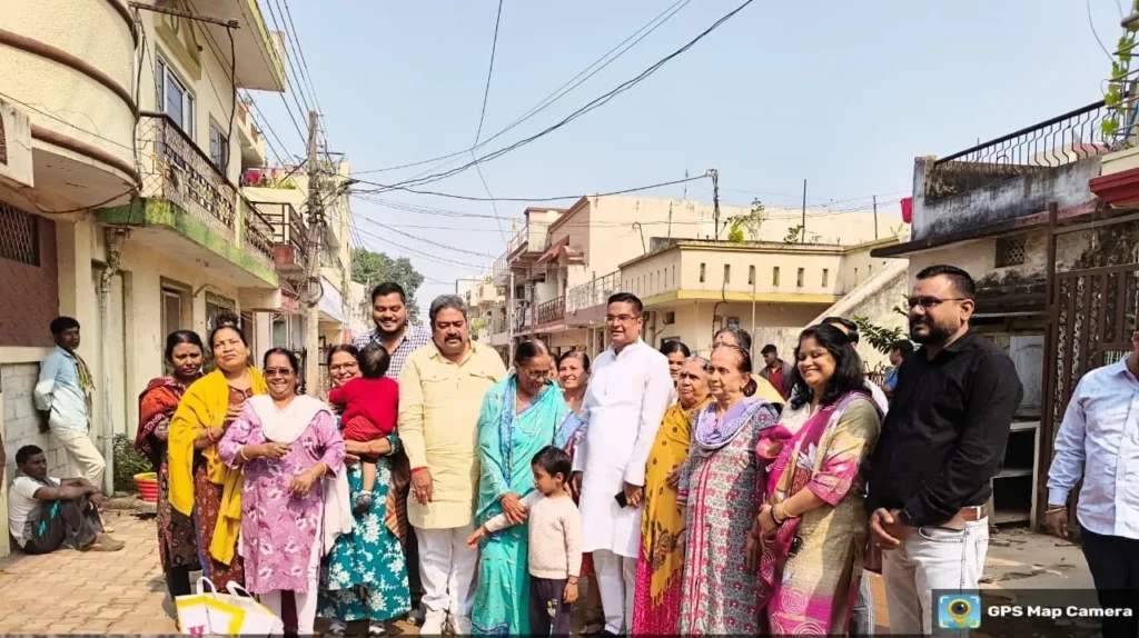 वैशाली नगर भिलाई में 66 लाख के सड़क निर्माण का भूमिपूजन