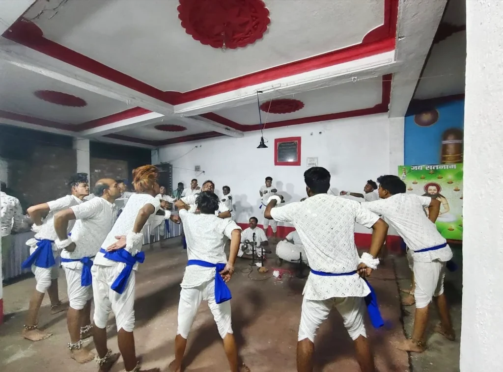 सरोरा में गुरु घासीदास जयंती कार्यक्रम में शामिल होते पंकज शर्मा।