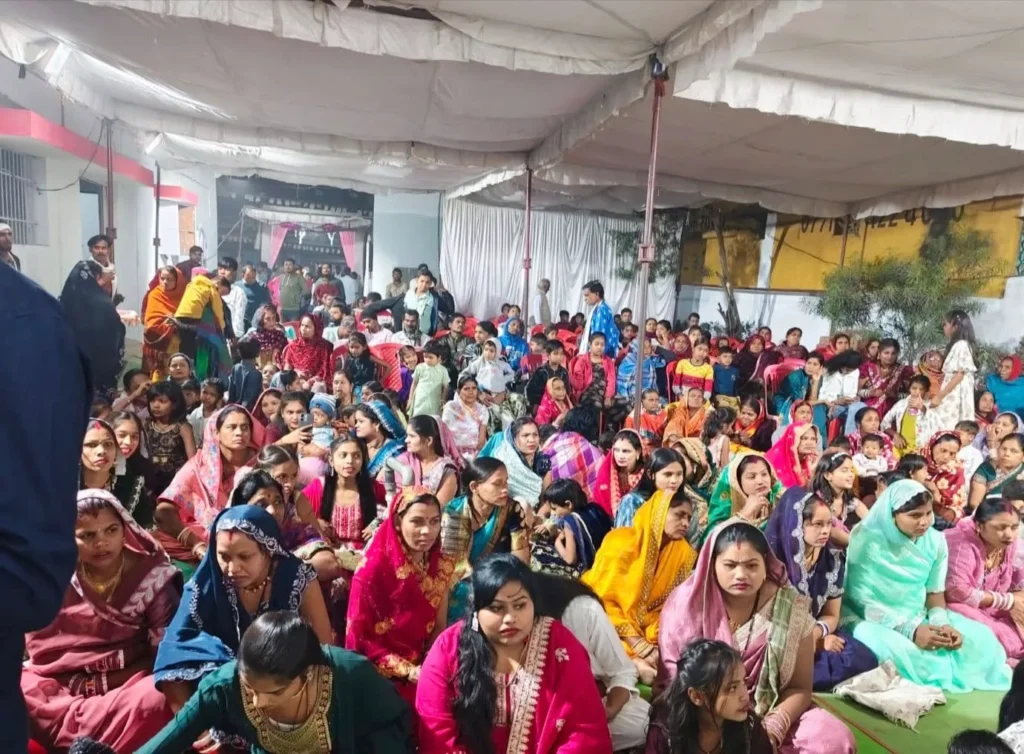 सरोरा में गुरु घासीदास जयंती कार्यक्रम में शामिल होते पंकज शर्मा।