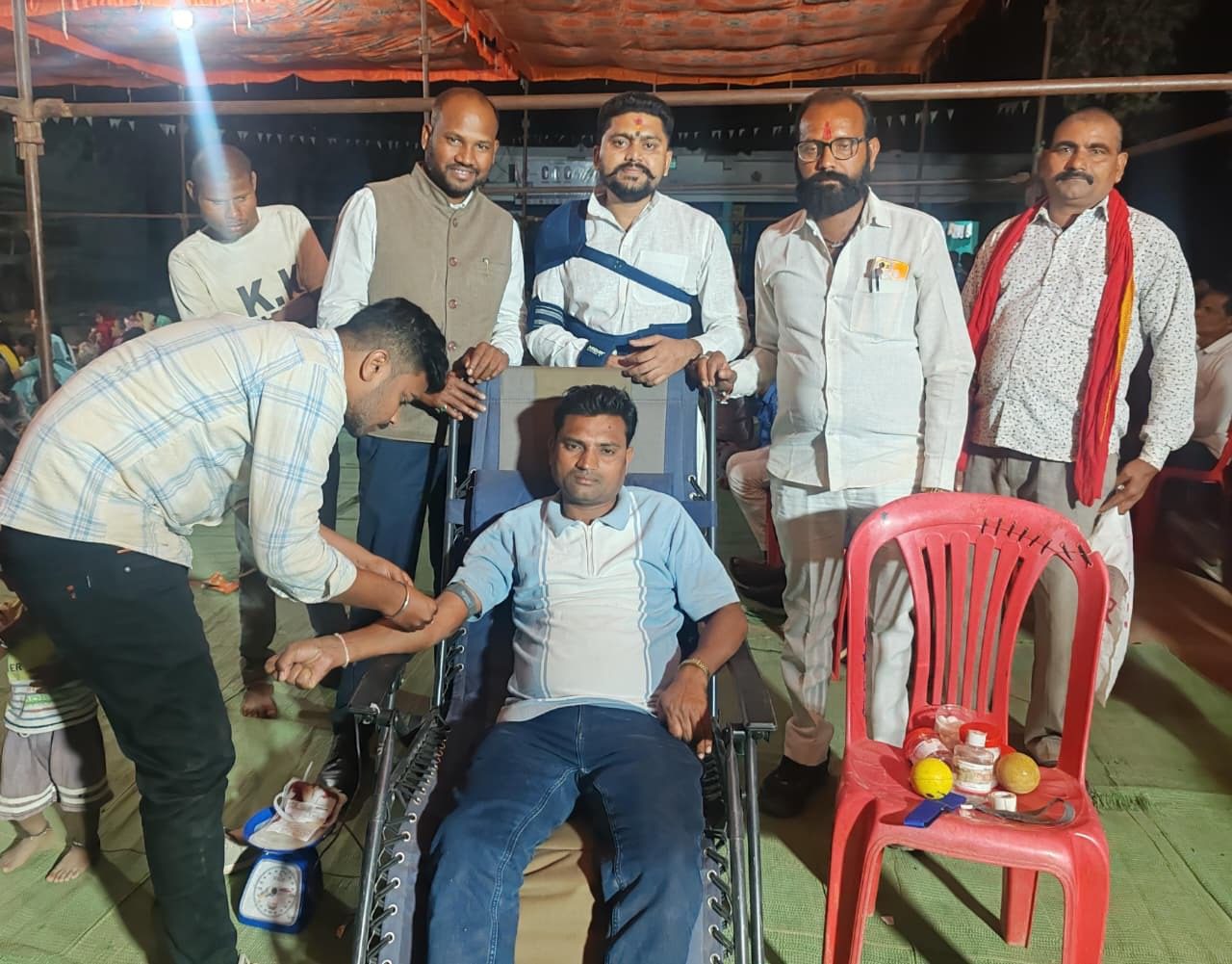 Blood Donation Camp in Mahasamund