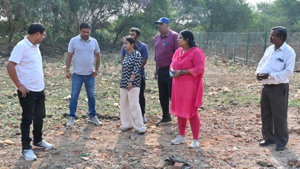 भिलाई निगम आयुक्त निरीक्षण