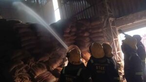 Jewra Sirsa Rice Mill Fire