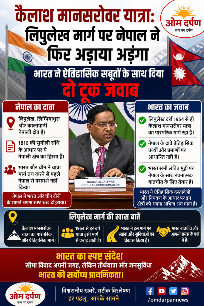 Kailash Mansarovar Yatra Lipulekh Dispute