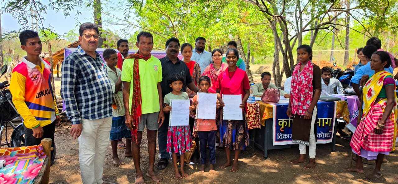 sushasan tihar 2026 sukma uskevaya village certificate distribution 1