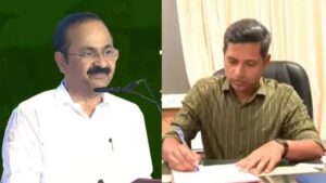 रतन यू केलकर और मुख्यमंत्री वीडी सतीशन