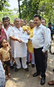 मंदिर हसौद हत्याकांड को लेकर यादव समाज ने एसपी को ज्ञापन सौंपा