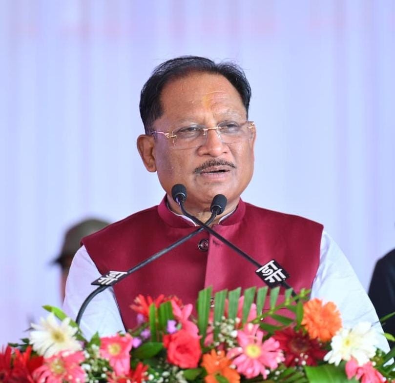 मुख्यमंत्री साय ने समोदा में 128 करोड़ के विकास कार्यों का लोकार्पण किया